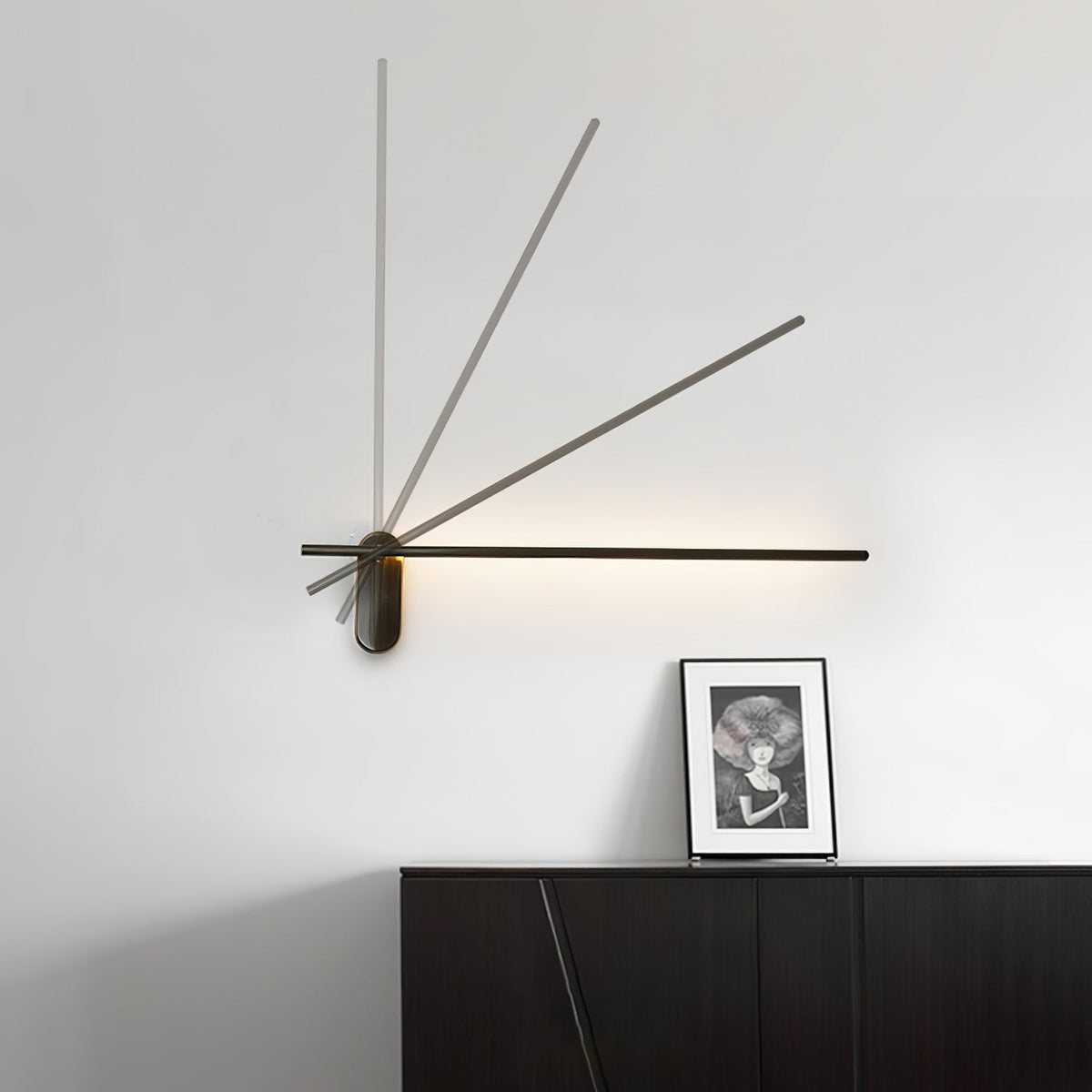 Architektoniczna metalowa lampa ścienna LED | Ventumra