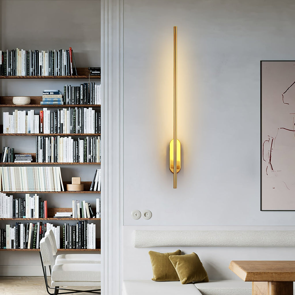 Architektoniczna metalowa lampa ścienna LED | Ventumra