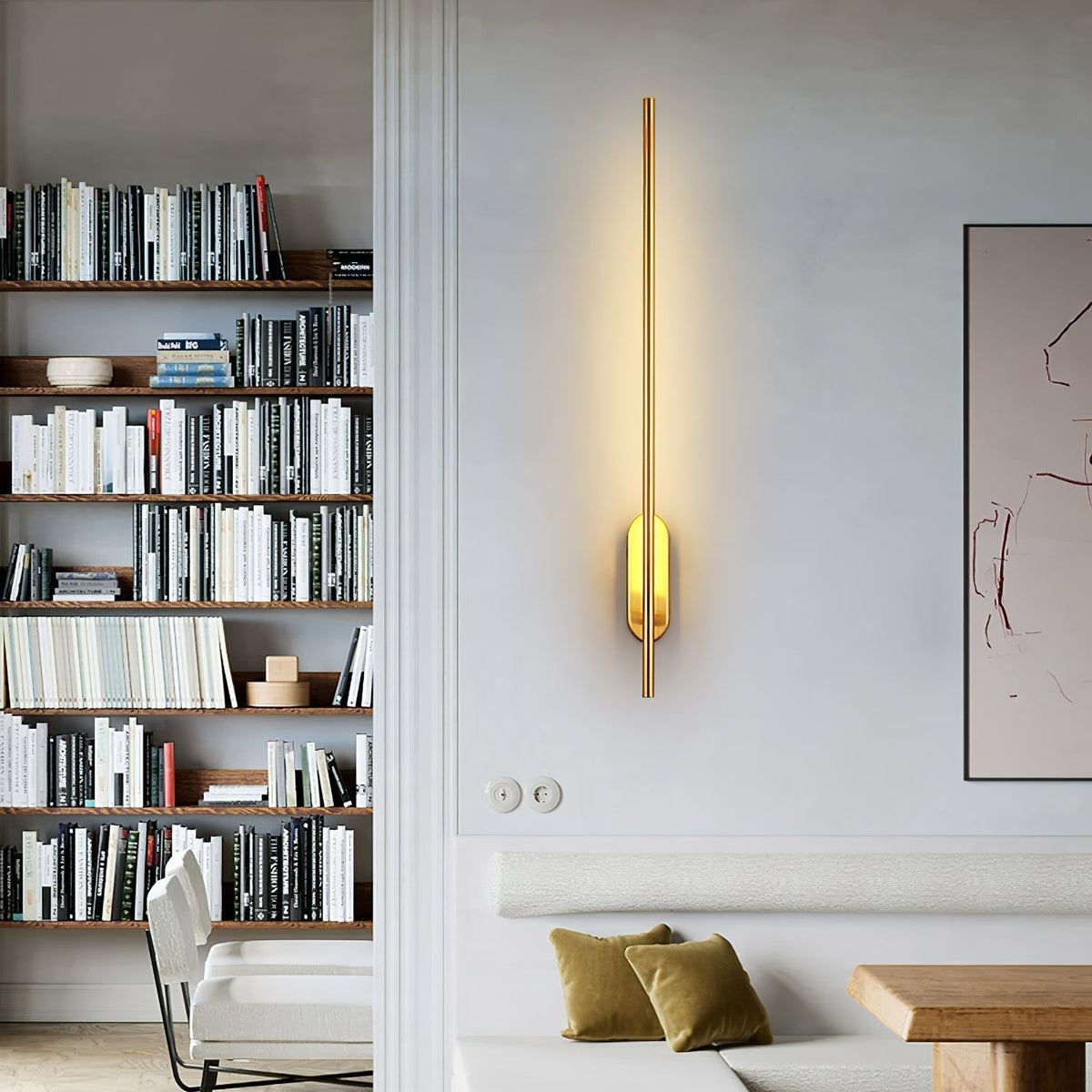 Architektoniczna metalowa lampa ścienna LED | Ventumra