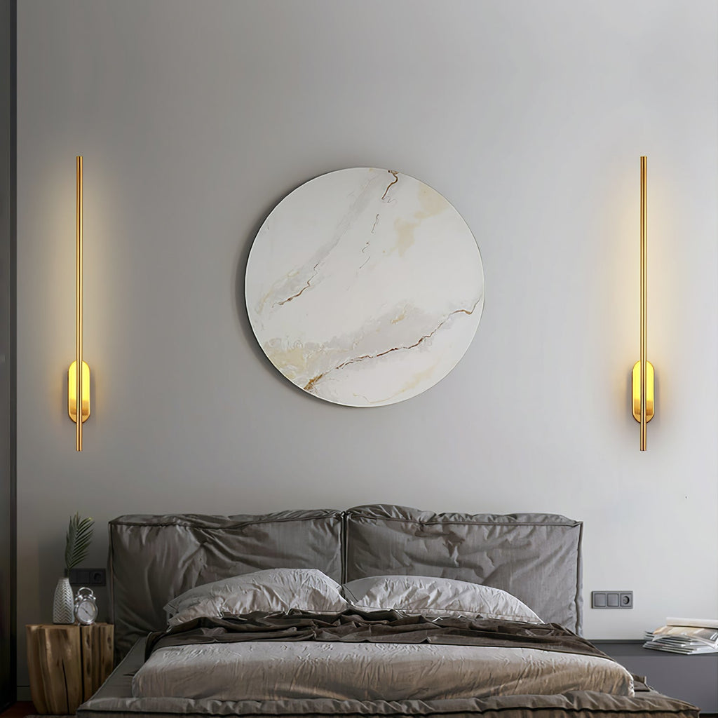Architektoniczna metalowa lampa ścienna LED | Ventumra