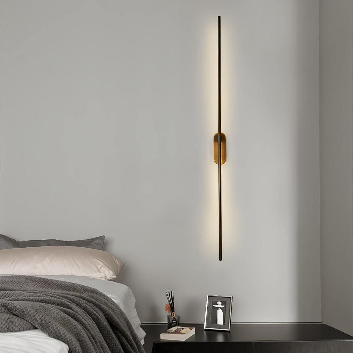 Architektoniczna metalowa lampa ścienna LED | Ventumra