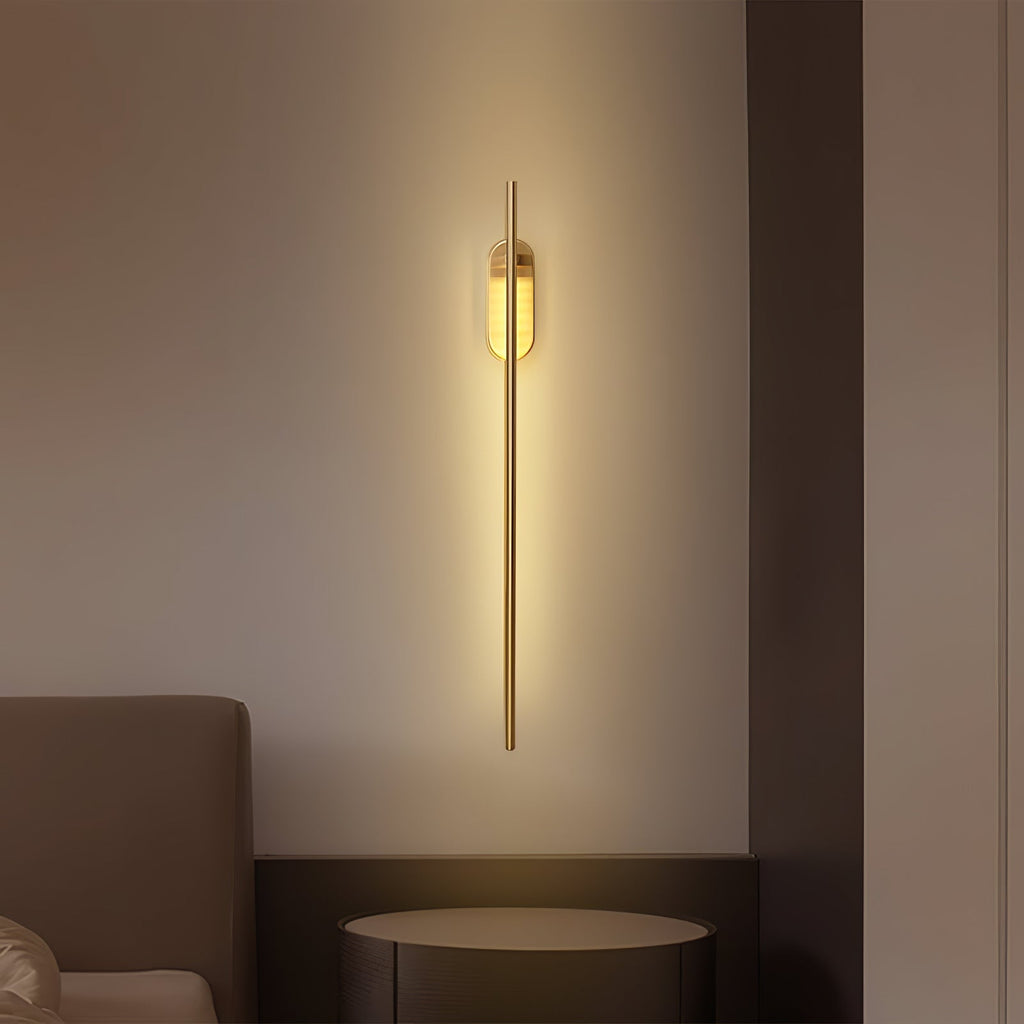 Architektoniczna metalowa lampa ścienna LED | Ventumra