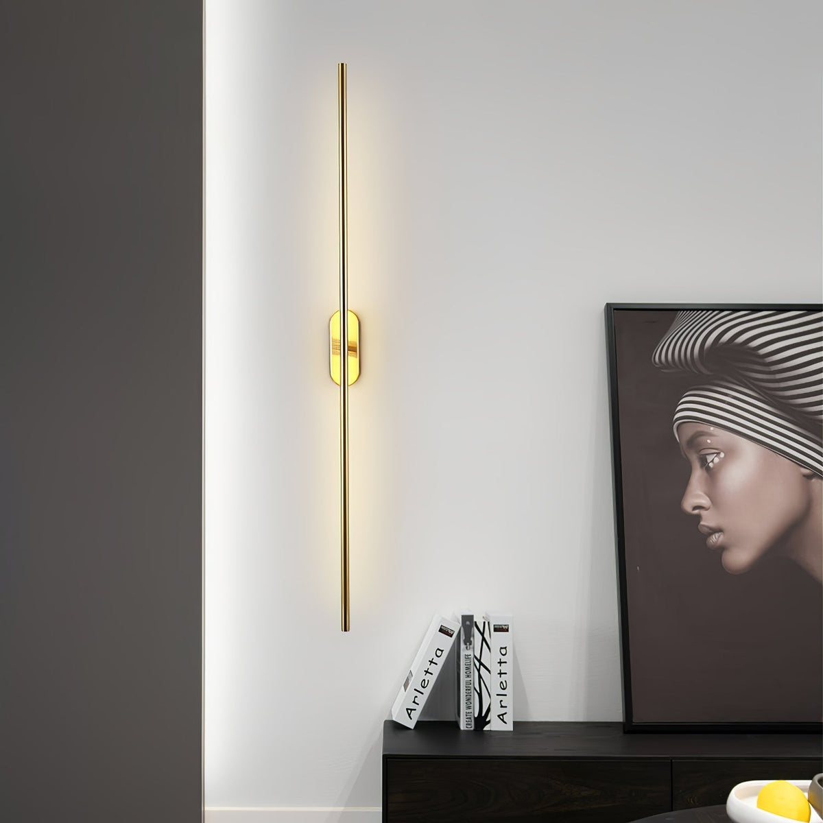 Architektoniczna metalowa lampa ścienna LED | Ventumra