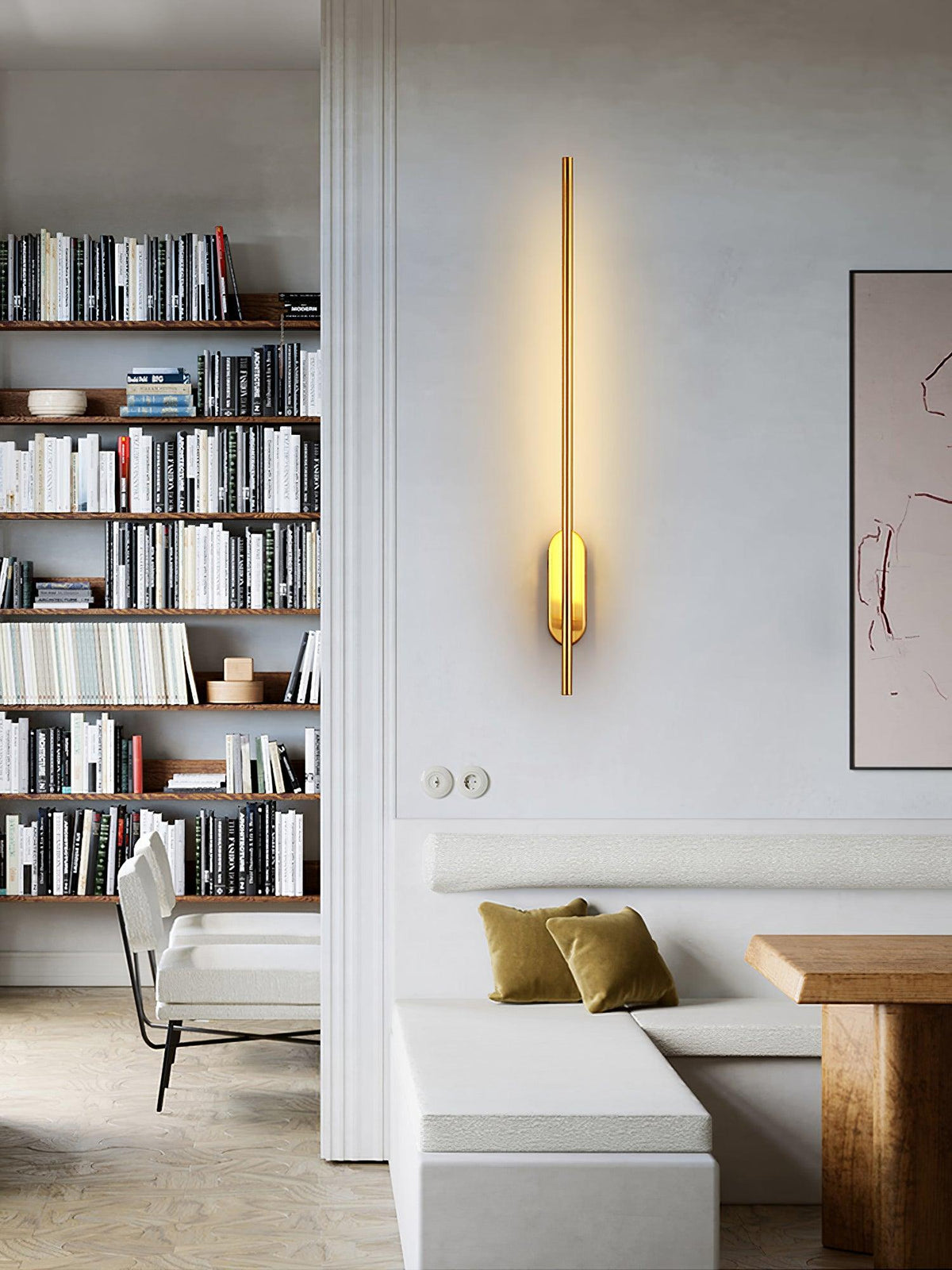 Architektoniczna metalowa lampa ścienna LED | Ventumra