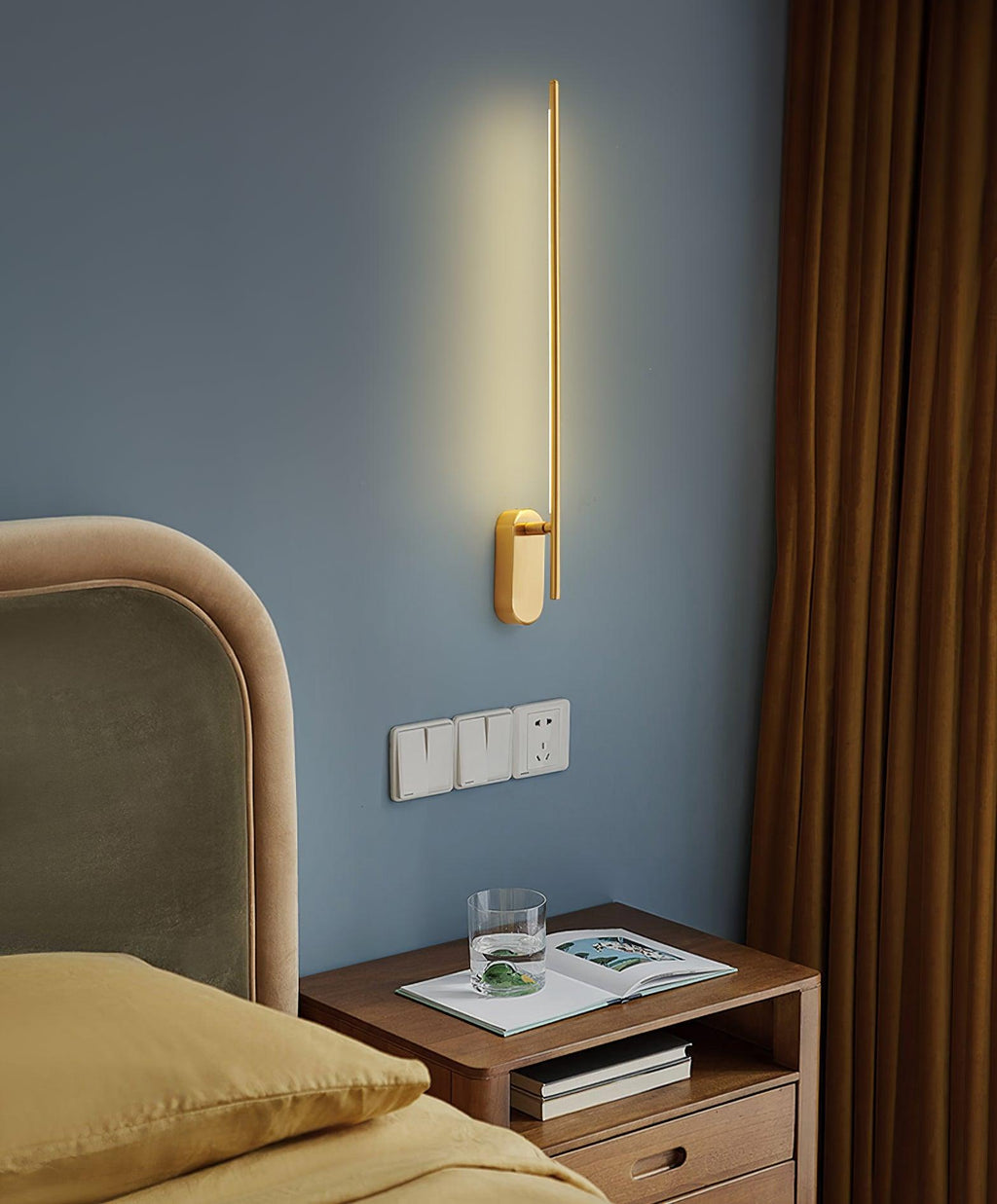 Architektoniczna metalowa lampa ścienna LED | Ventumra