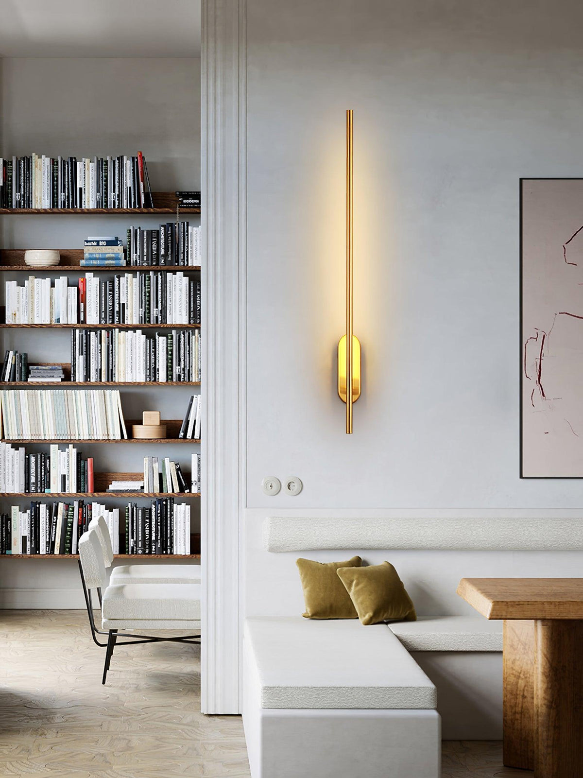 Architektoniczna metalowa lampa ścienna LED | Ventumra