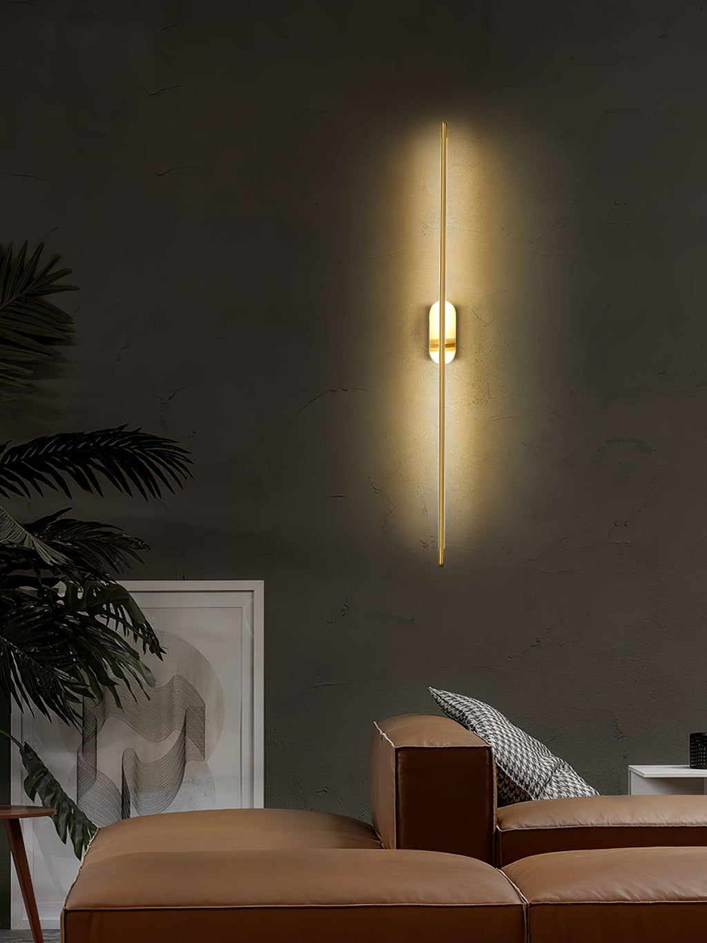 Architektoniczna metalowa lampa ścienna LED | Ventumra