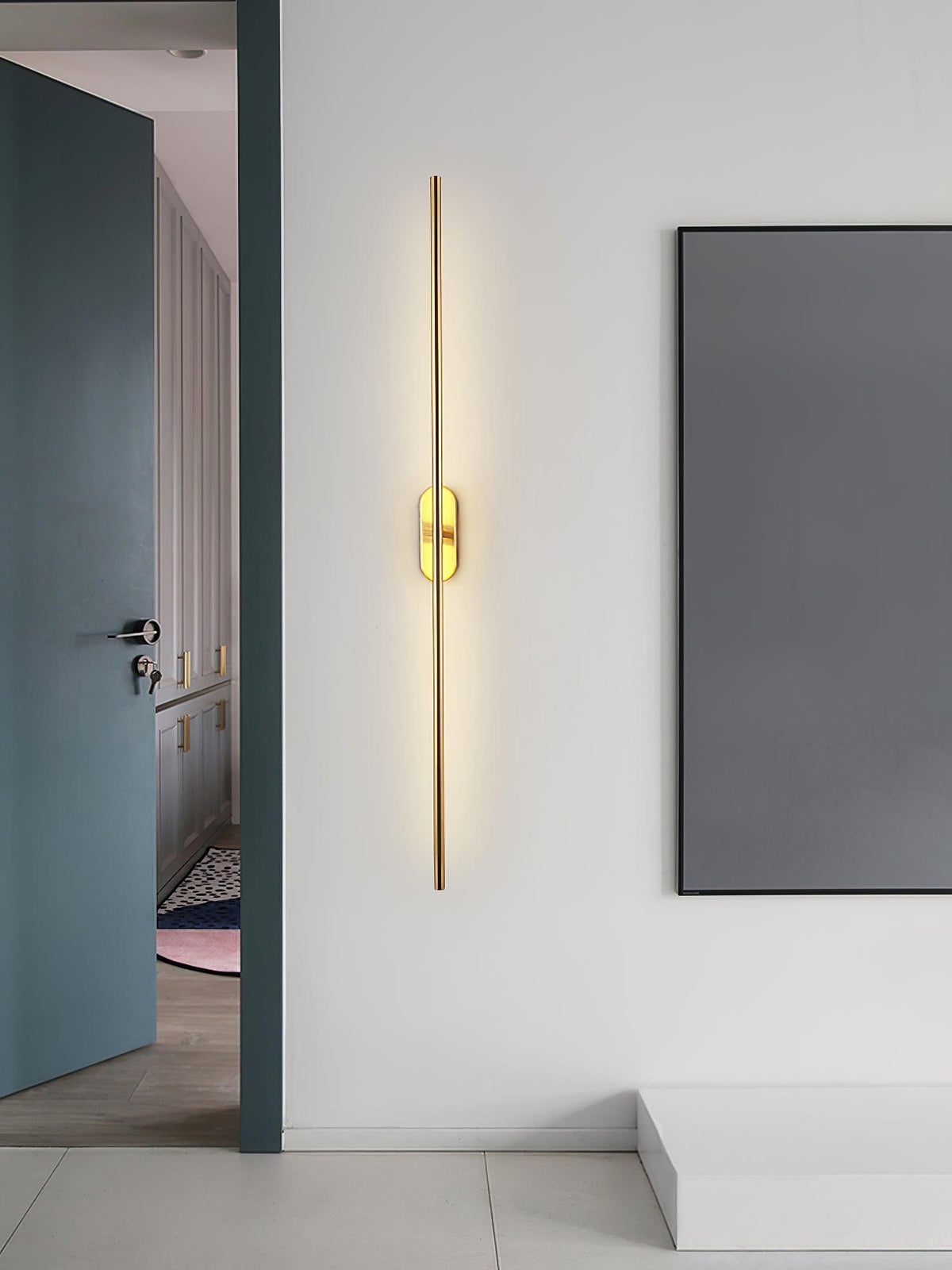 Architektoniczna metalowa lampa ścienna LED | Ventumra