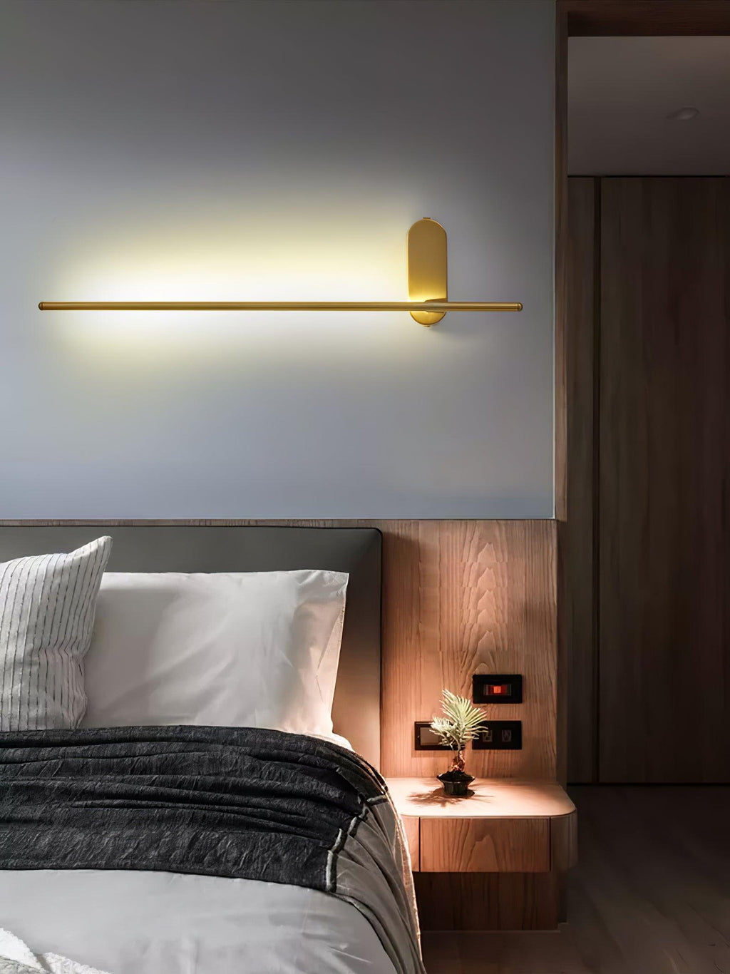 Architektoniczna metalowa lampa ścienna LED | Ventumra