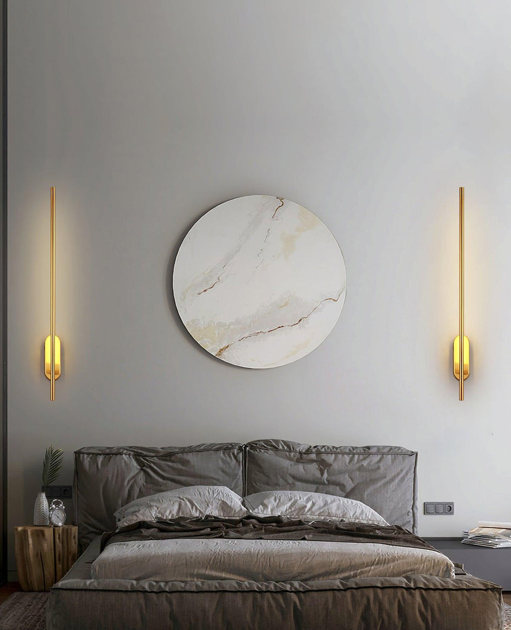 Architektoniczna metalowa lampa ścienna LED | Ventumra
