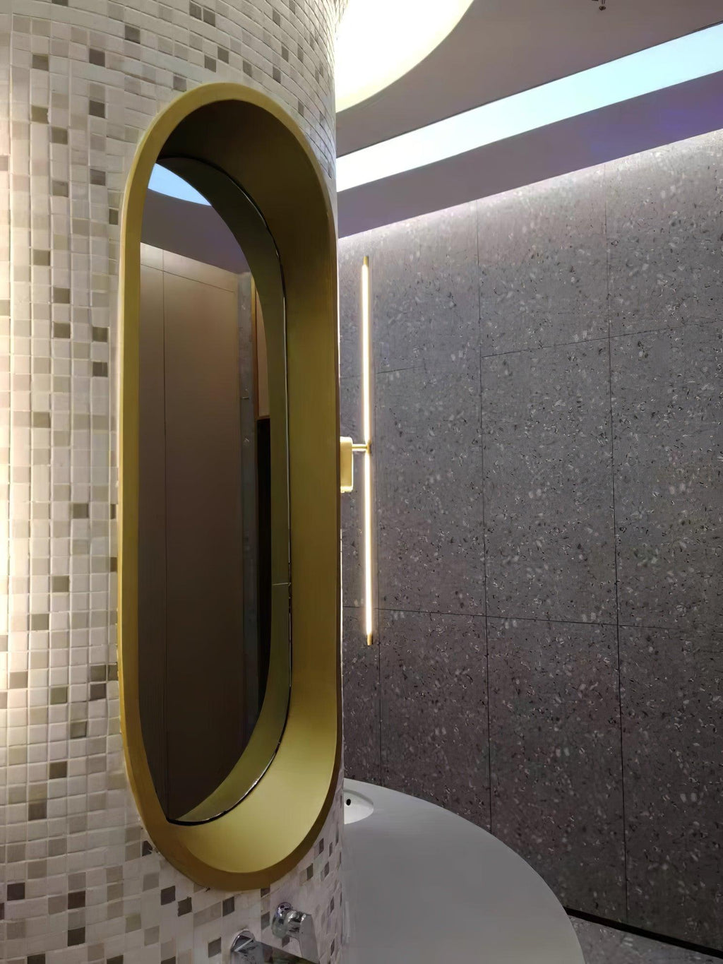 Architektoniczna metalowa lampa ścienna LED | Ventumra