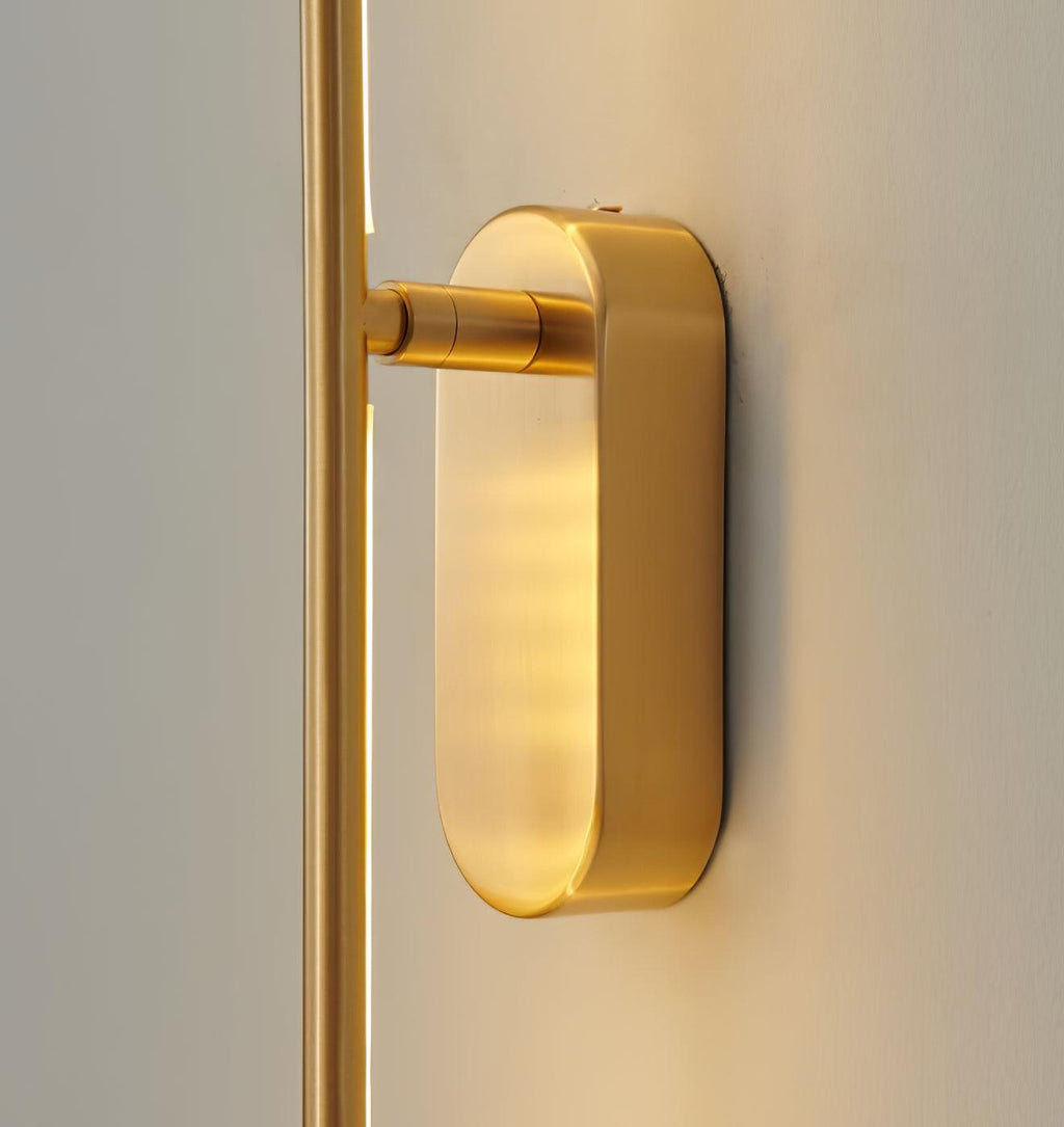 Architektoniczna metalowa lampa ścienna LED | Ventumra