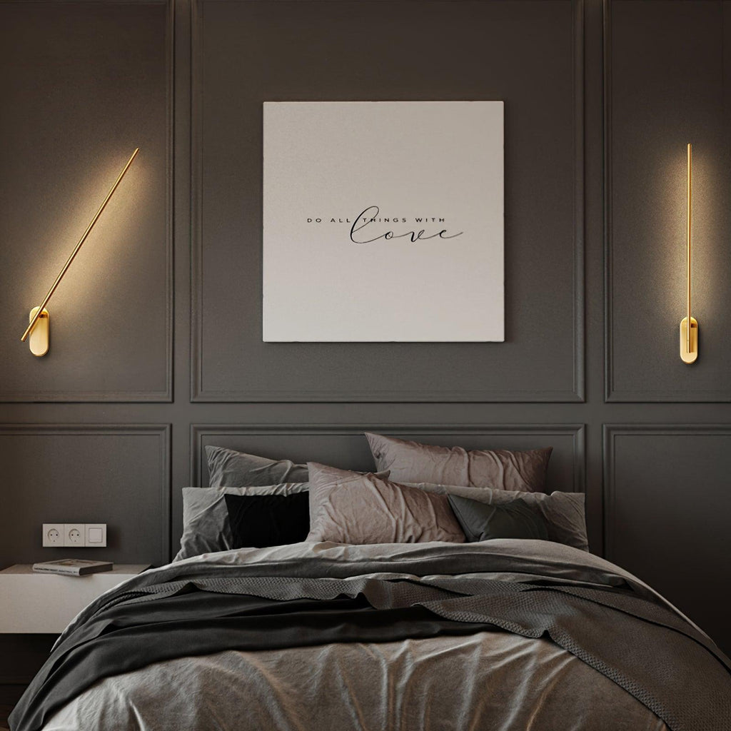 Architektoniczna metalowa lampa ścienna LED | Ventumra