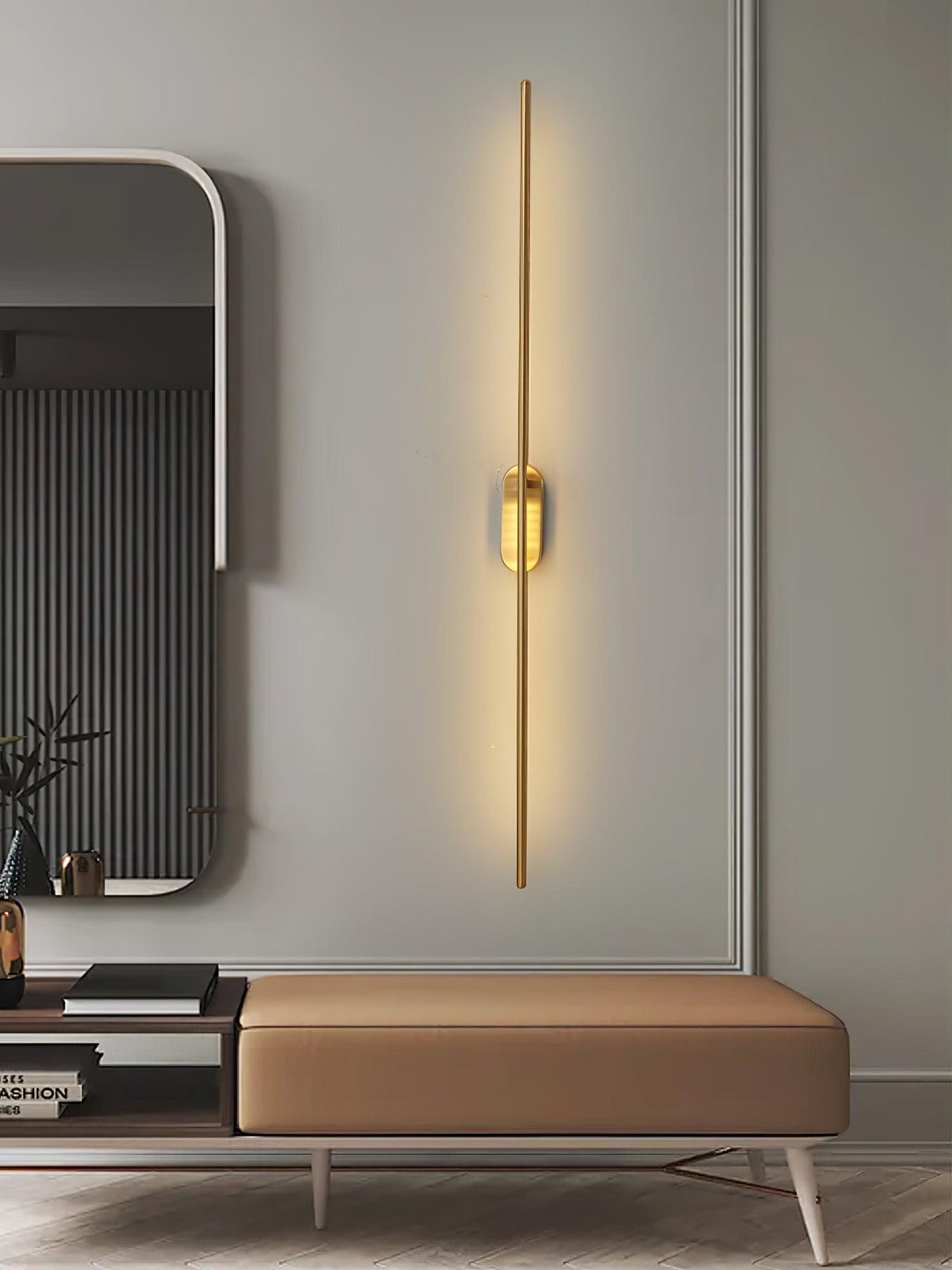 Architektoniczna metalowa lampa ścienna LED | Ventumra