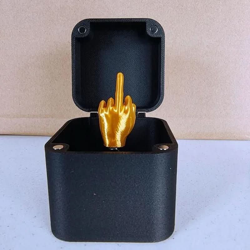 LaughLatch Prank Box — Magnetic Latch, Contact-Activated Flip Top, Compact Design