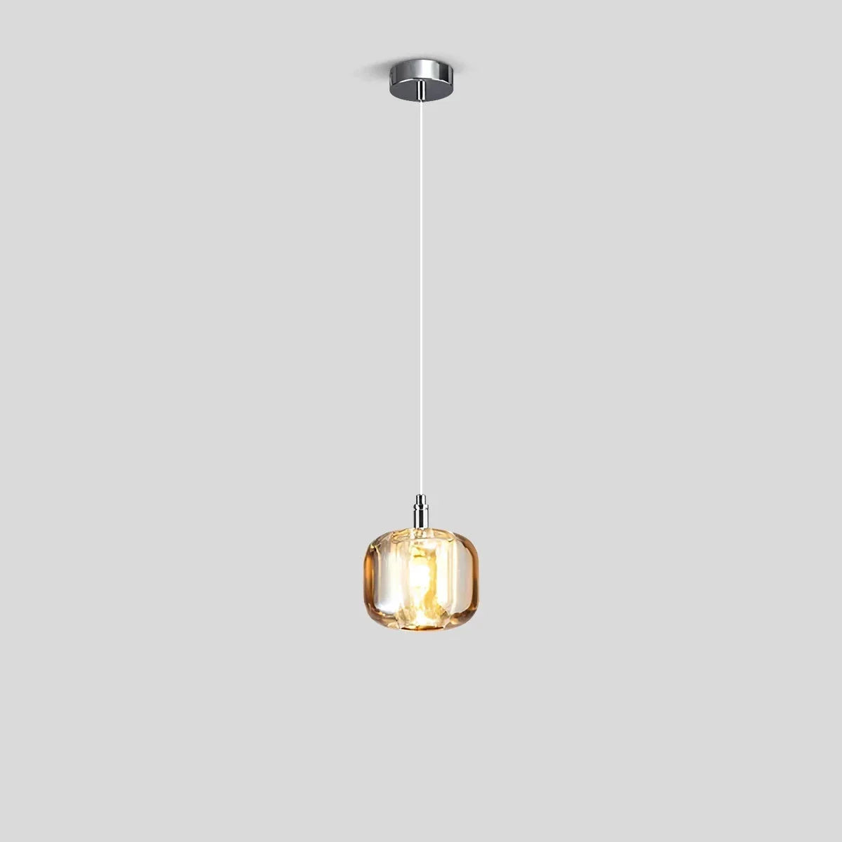 Multicolor Glass Pendant Light Fixture With Layered Lighting | Ventumra