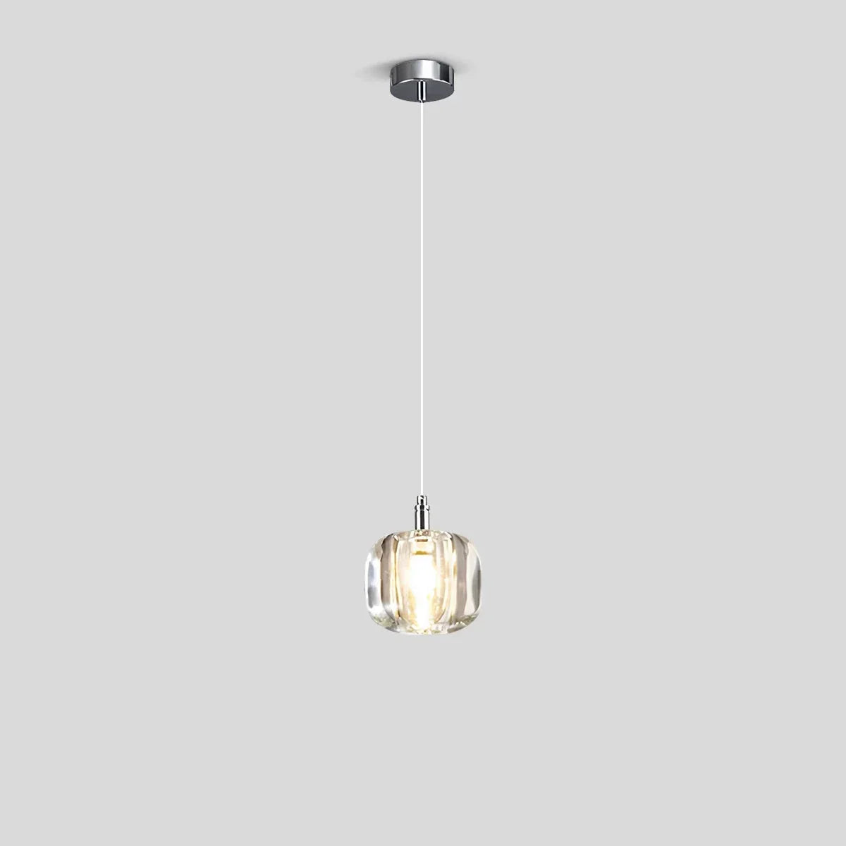 Multicolor Glass Pendant Light Fixture With Layered Lighting | Ventumra