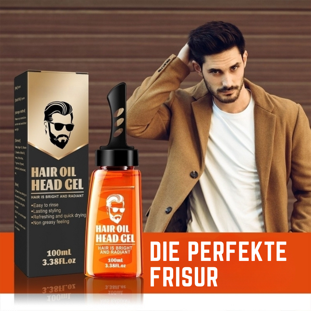 Haarstyling-Gel - Nicht fettender Glanz, Pflege und lang anhaltender Halt