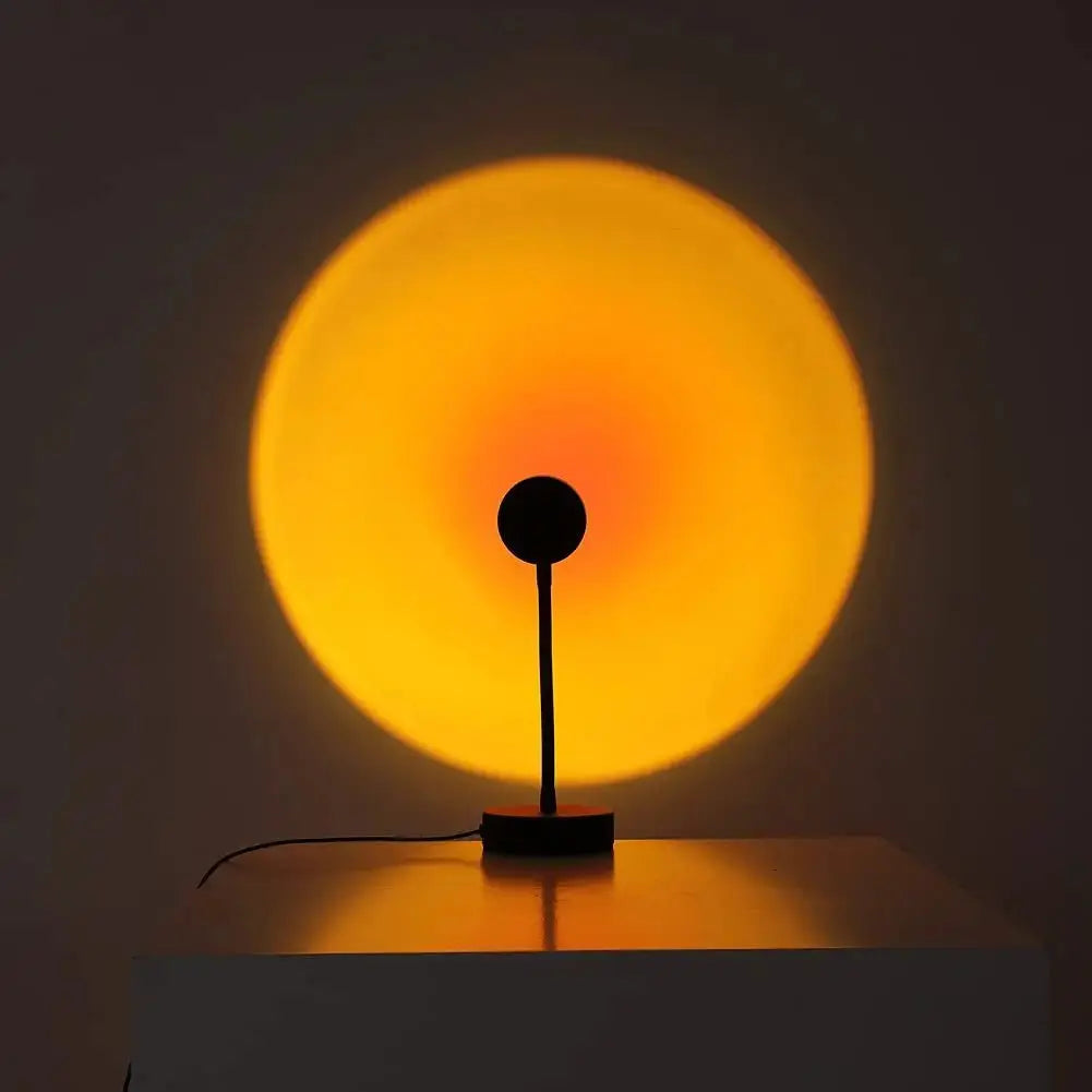 SolaraHue Sunset LED Projection Lamp for Ambient Lighting