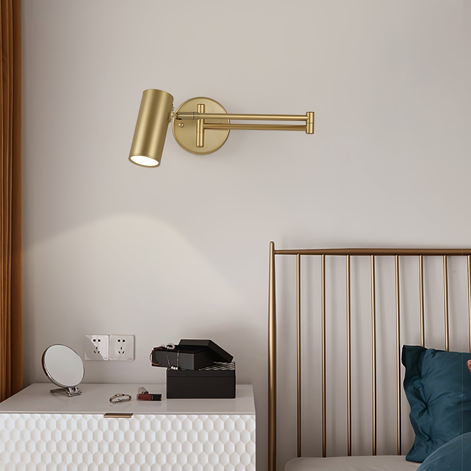 Axel Adjustable Swing Arm Wall Lamp | ventumra