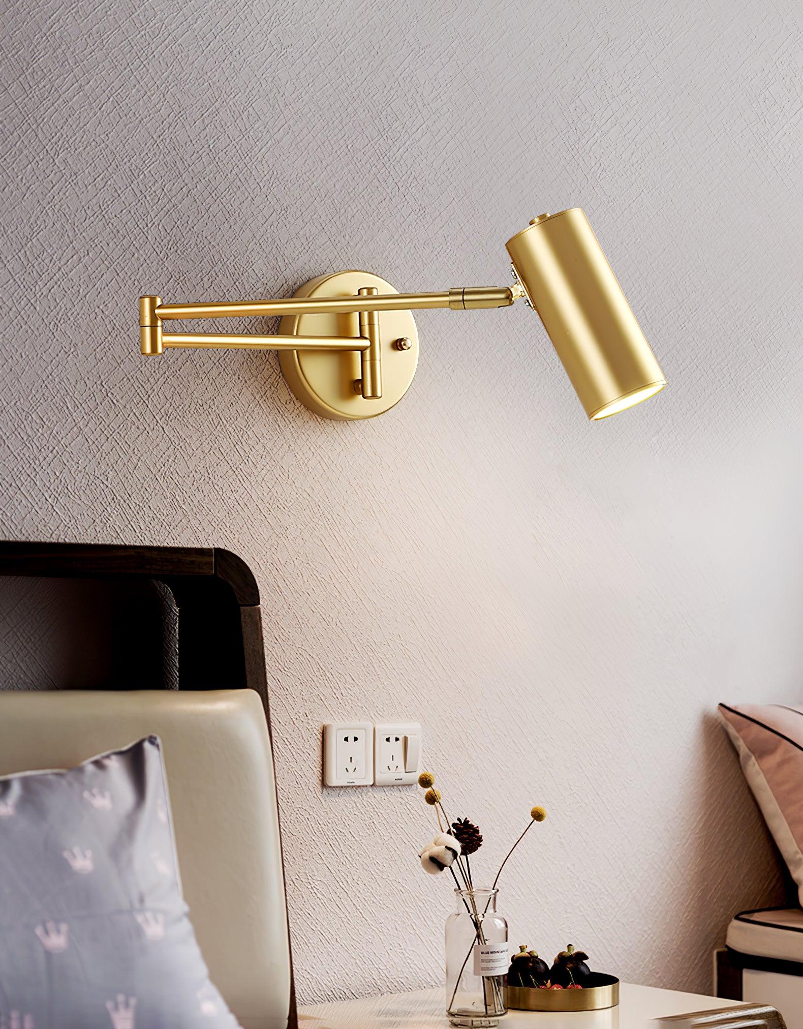 Axel Adjustable Swing Arm Wall Lamp | ventumra