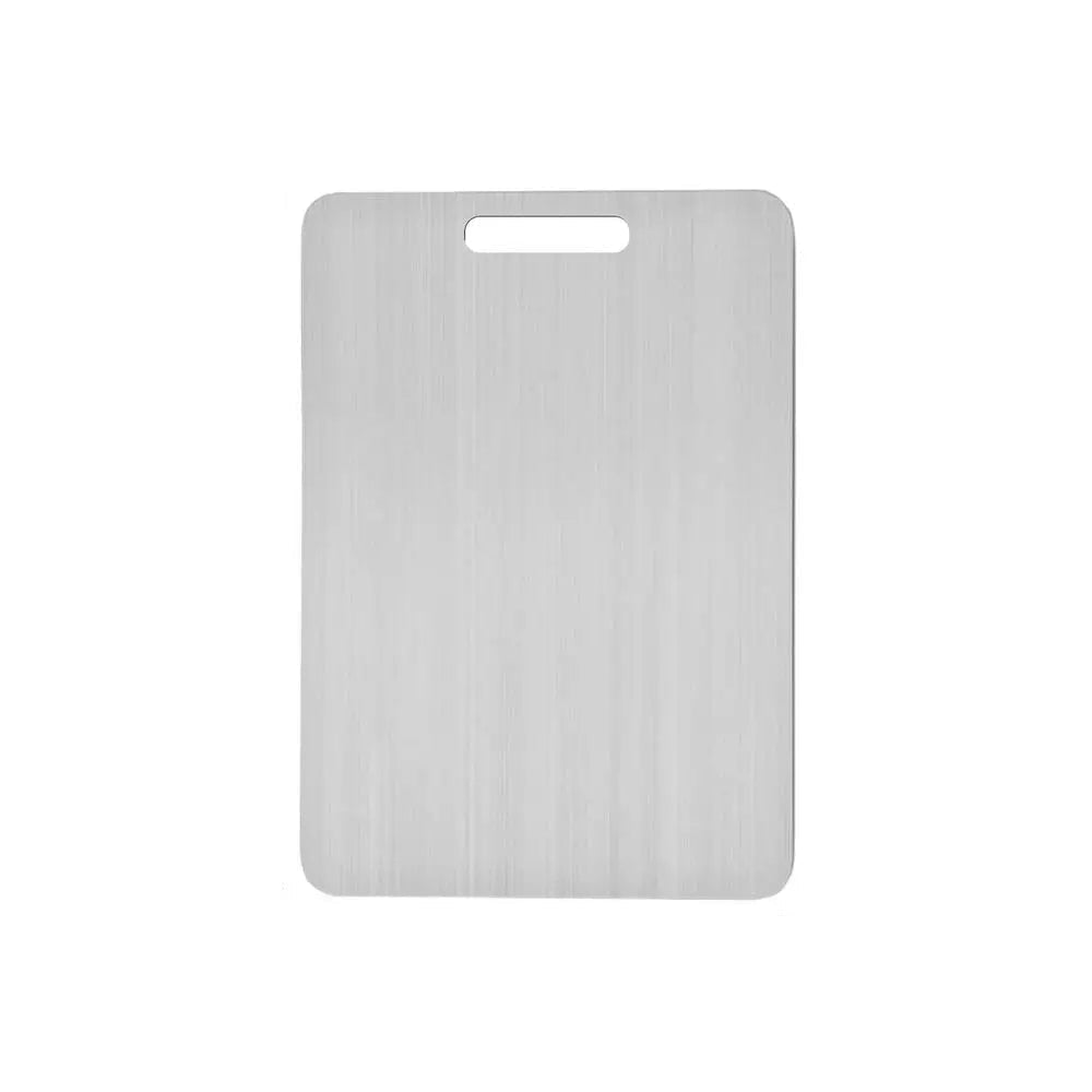 AeroStone Titanium Stainless Steel Cutting Board — Nonporous Surface, Self-Sanitizing Design, Rapid Drying