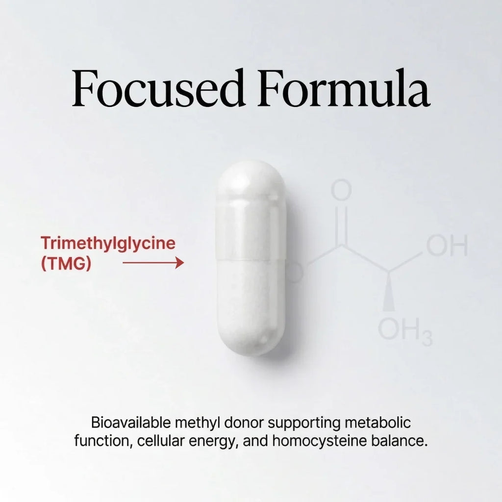 Trimethylglycine TMG Capsules: Homocysteine Balance & Liver Support
