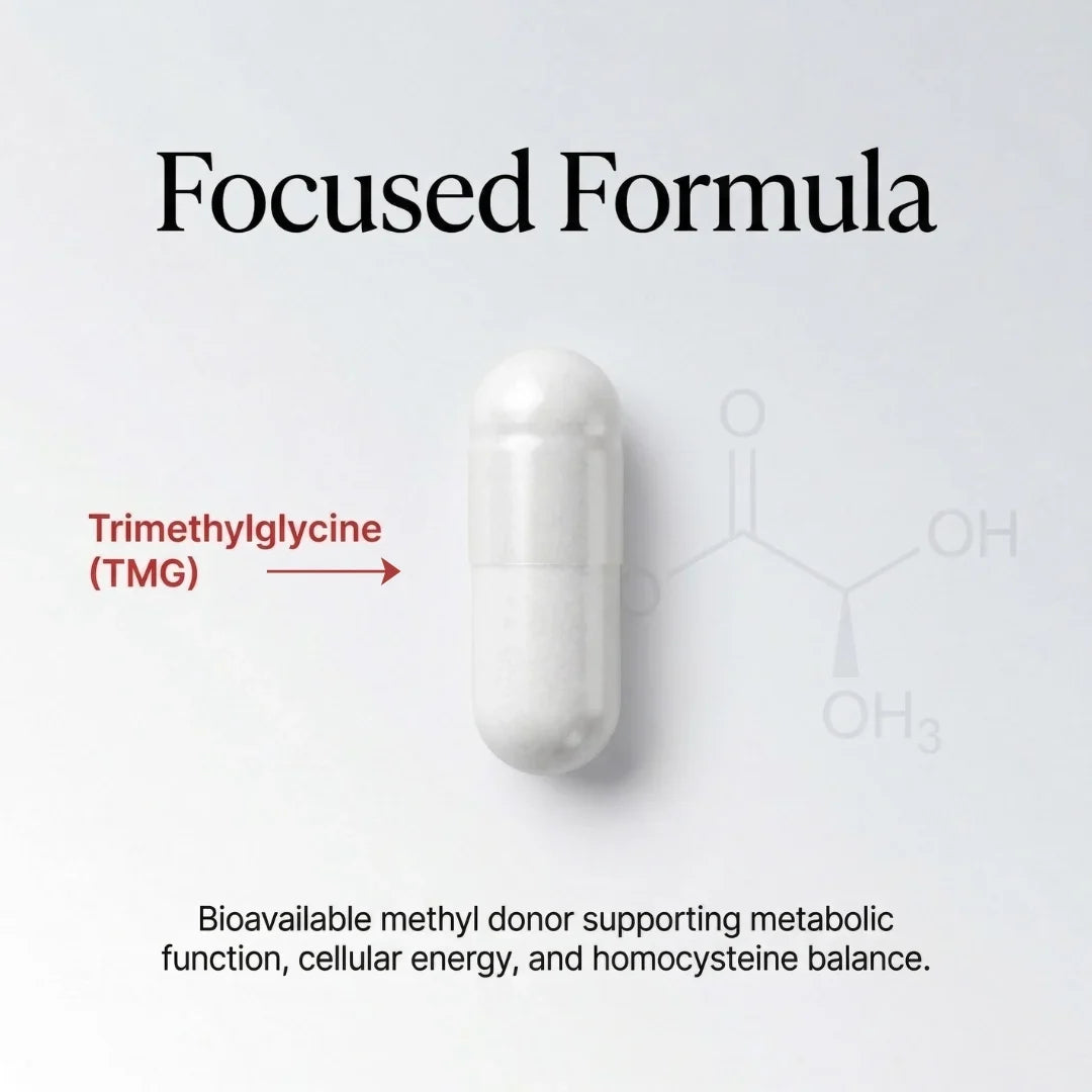 Trimethylglycine TMG Capsules: Homocysteine Balance & Liver Support