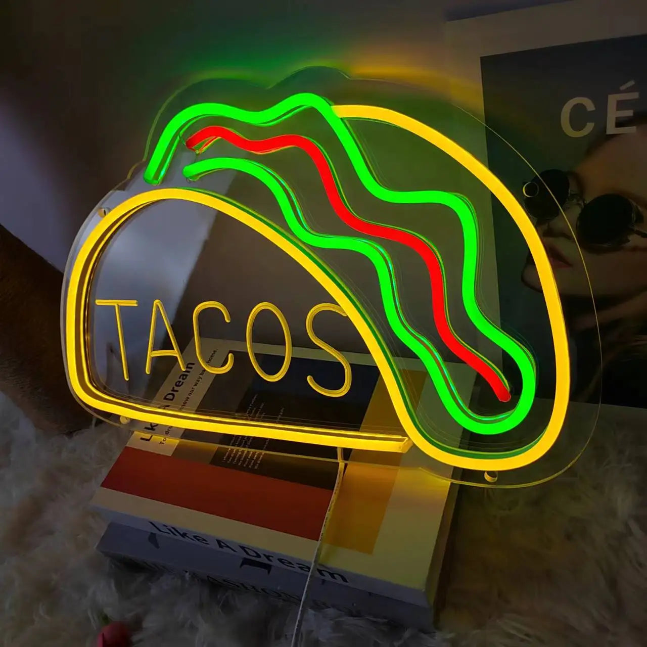LumaBite Playful Neon Night Lamp For Ambient Living Rooms