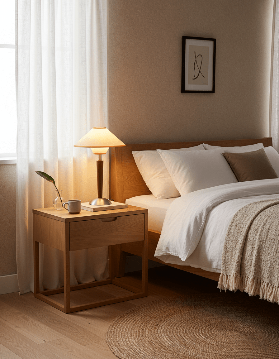 Talonwood Wooden Table Lamp | Ventumra