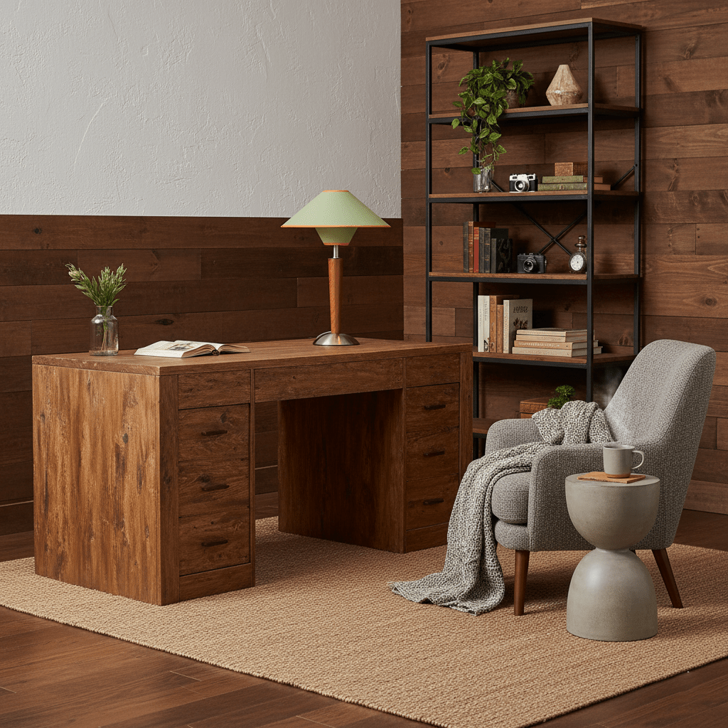 Talonwood Wooden Table Lamp | Ventumra