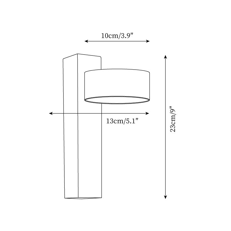 Jovan Wall Light Travertine Wood | ventumra
