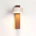 Jovan Wall Light Travertine Wood | ventumra