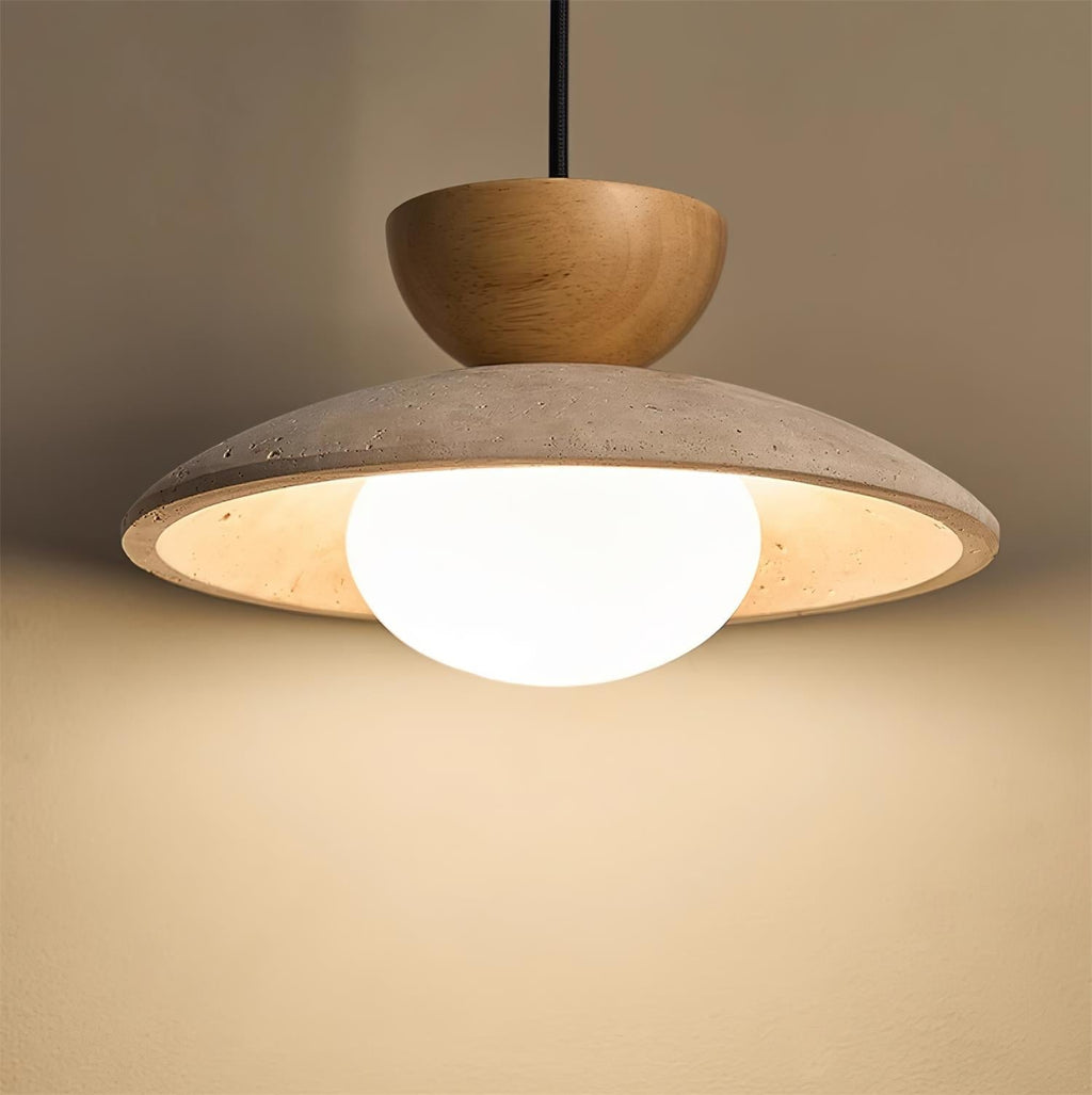 Lampade a sospensione Cleo in travertino | ventumra