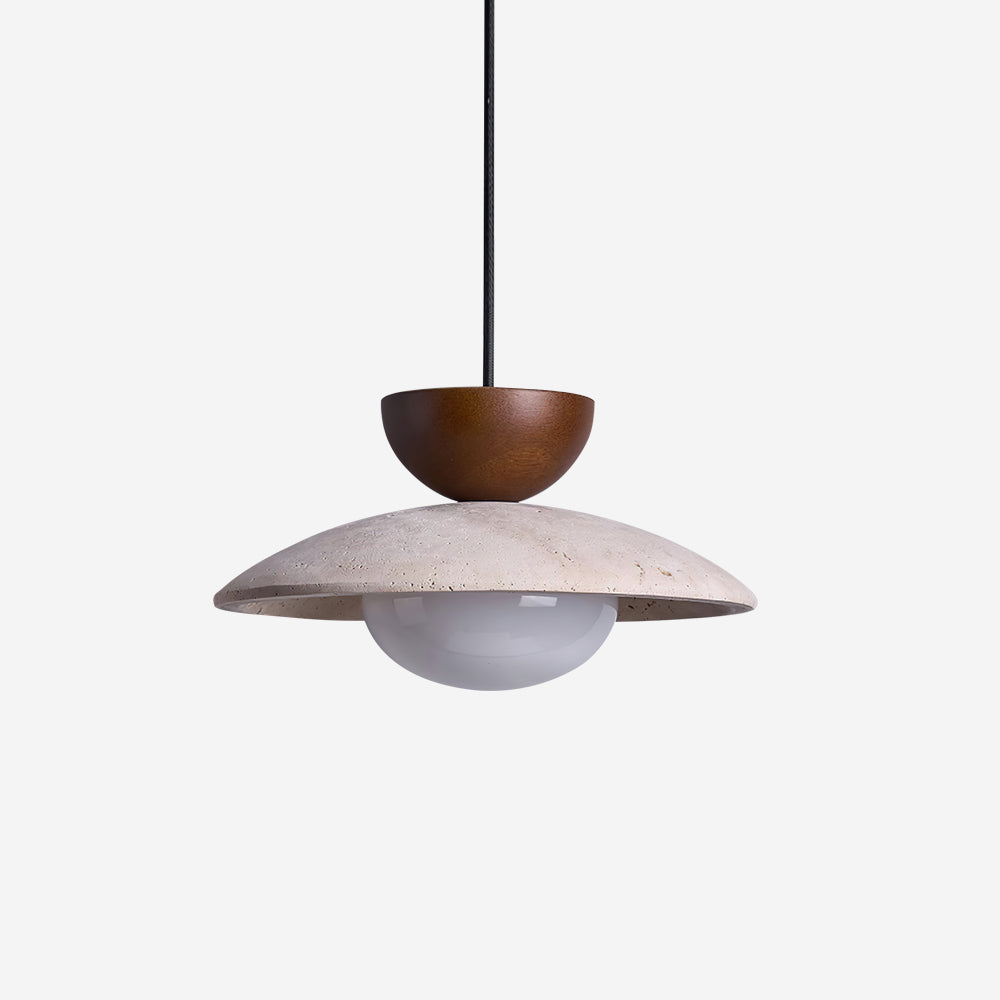 Lampade a sospensione Cleo in travertino | ventumra