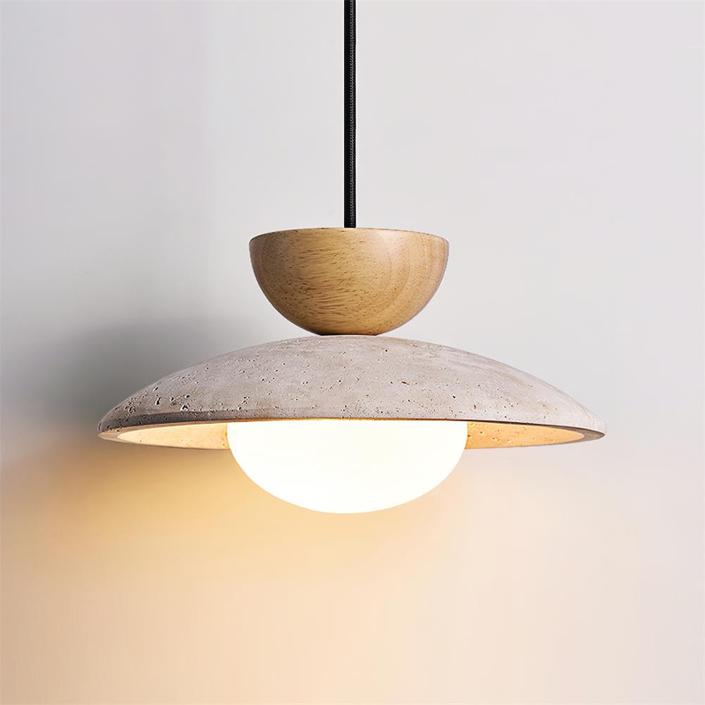 Lampade a sospensione Cleo in travertino | ventumra