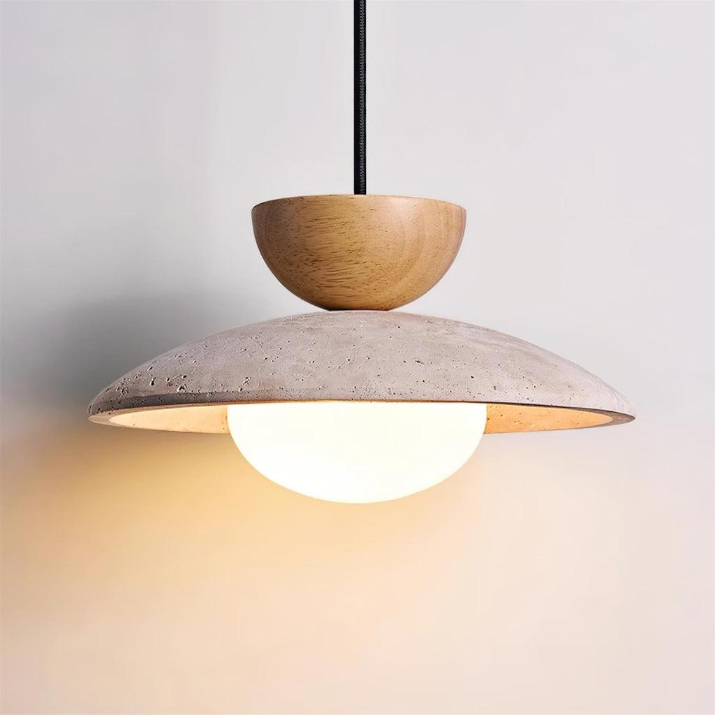Lampade a sospensione Cleo in travertino | ventumra