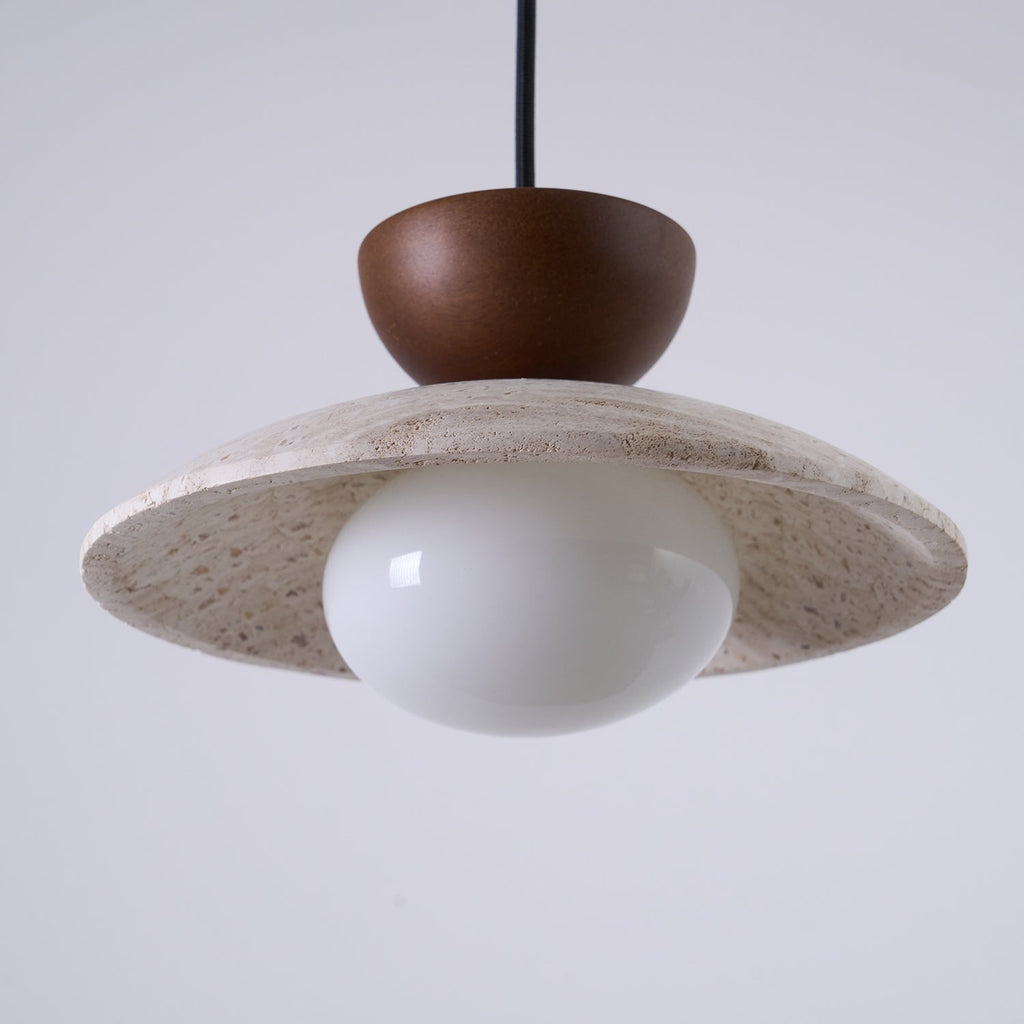 Lampade a sospensione Cleo in travertino | ventumra