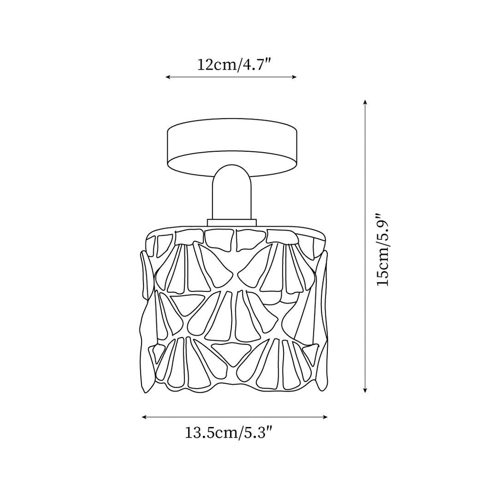 Bloom Ceiling Light Glass | ventumra
