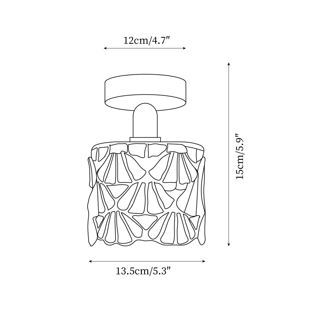 Bloom Ceiling Light Glass | ventumra
