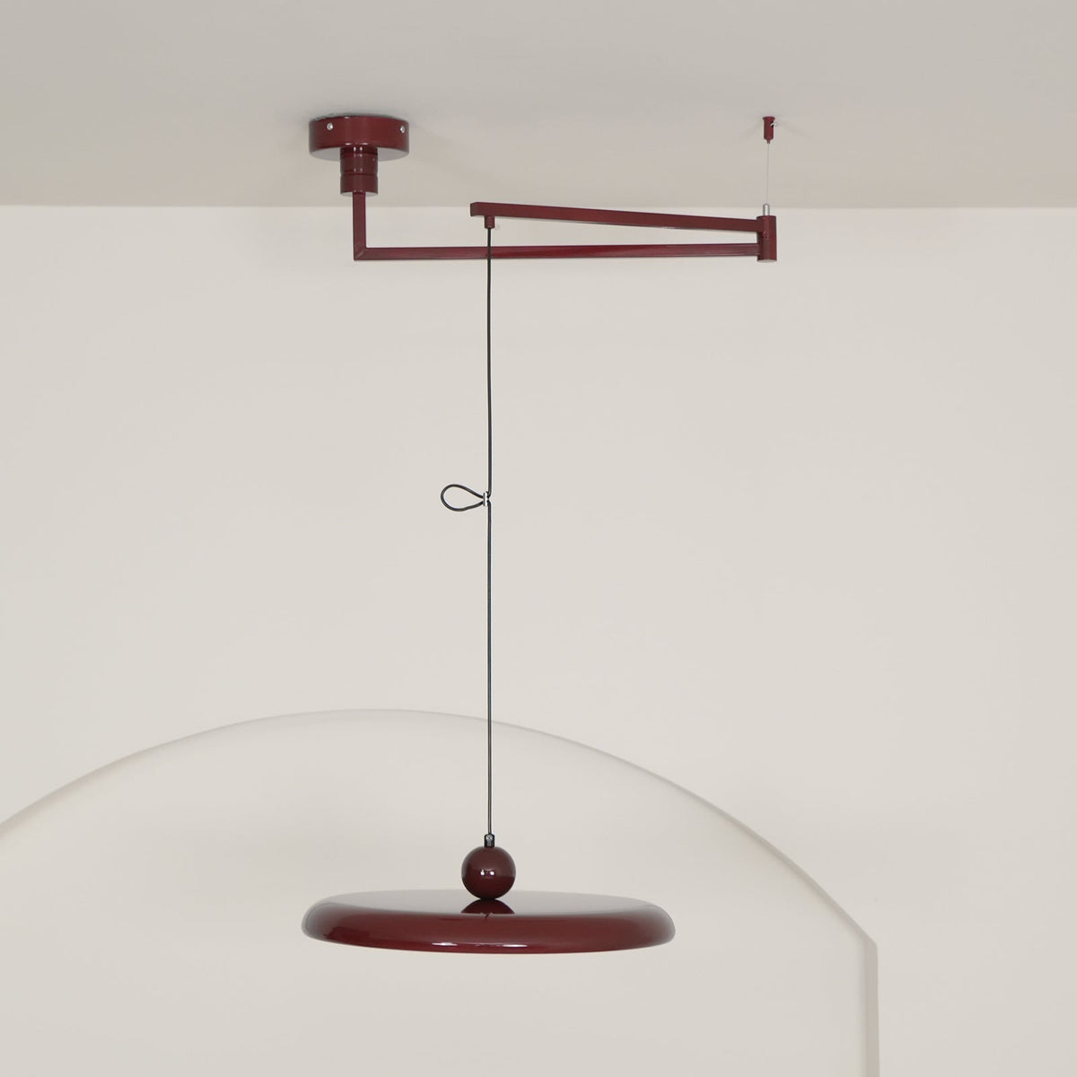 Flux pendellampor med Morandi-justerbar arm | ventumra