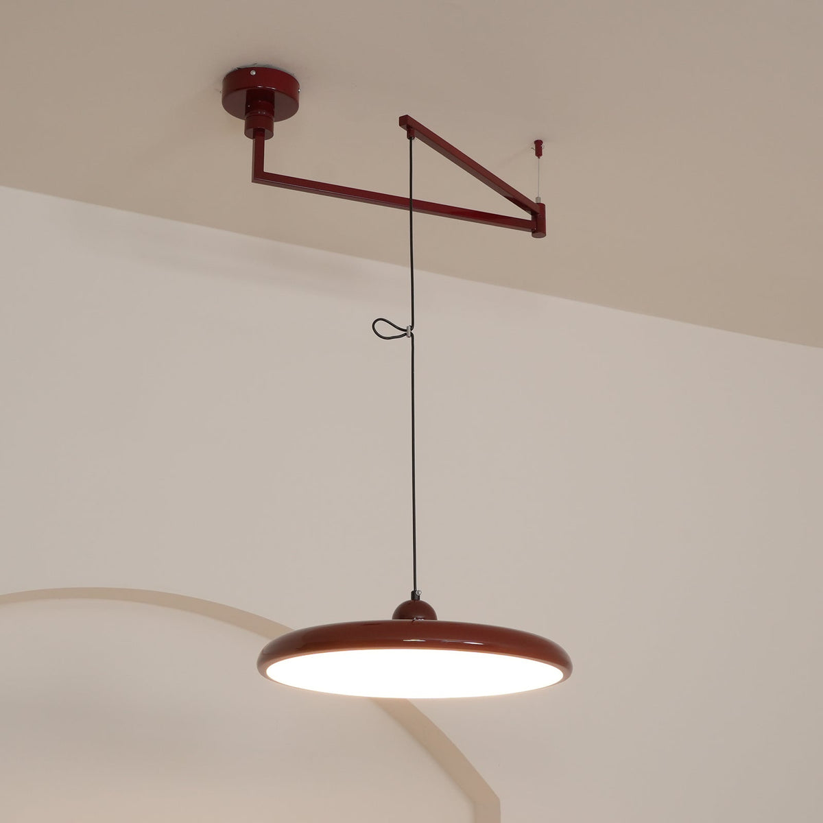 Flux pendellampor med Morandi-justerbar arm | ventumra