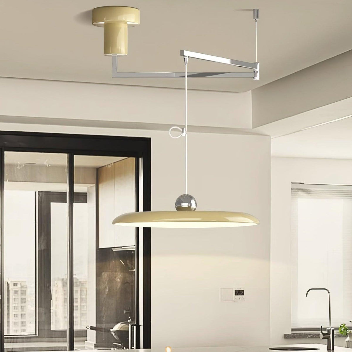 Flux pendellampor med Morandi-justerbar arm | ventumra