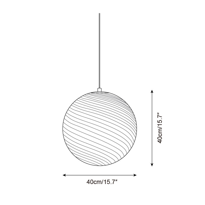 Joliv Glass Globe Pendant Lamp | ventumra