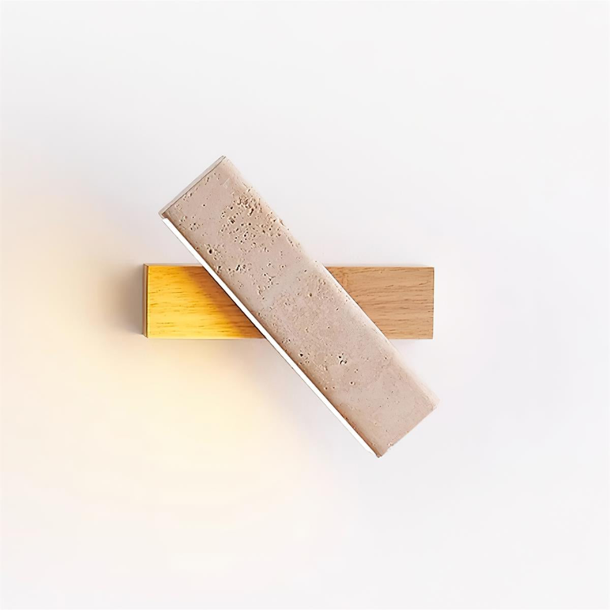 Orbit Travertine Rotating Wall Lamp | ventumra