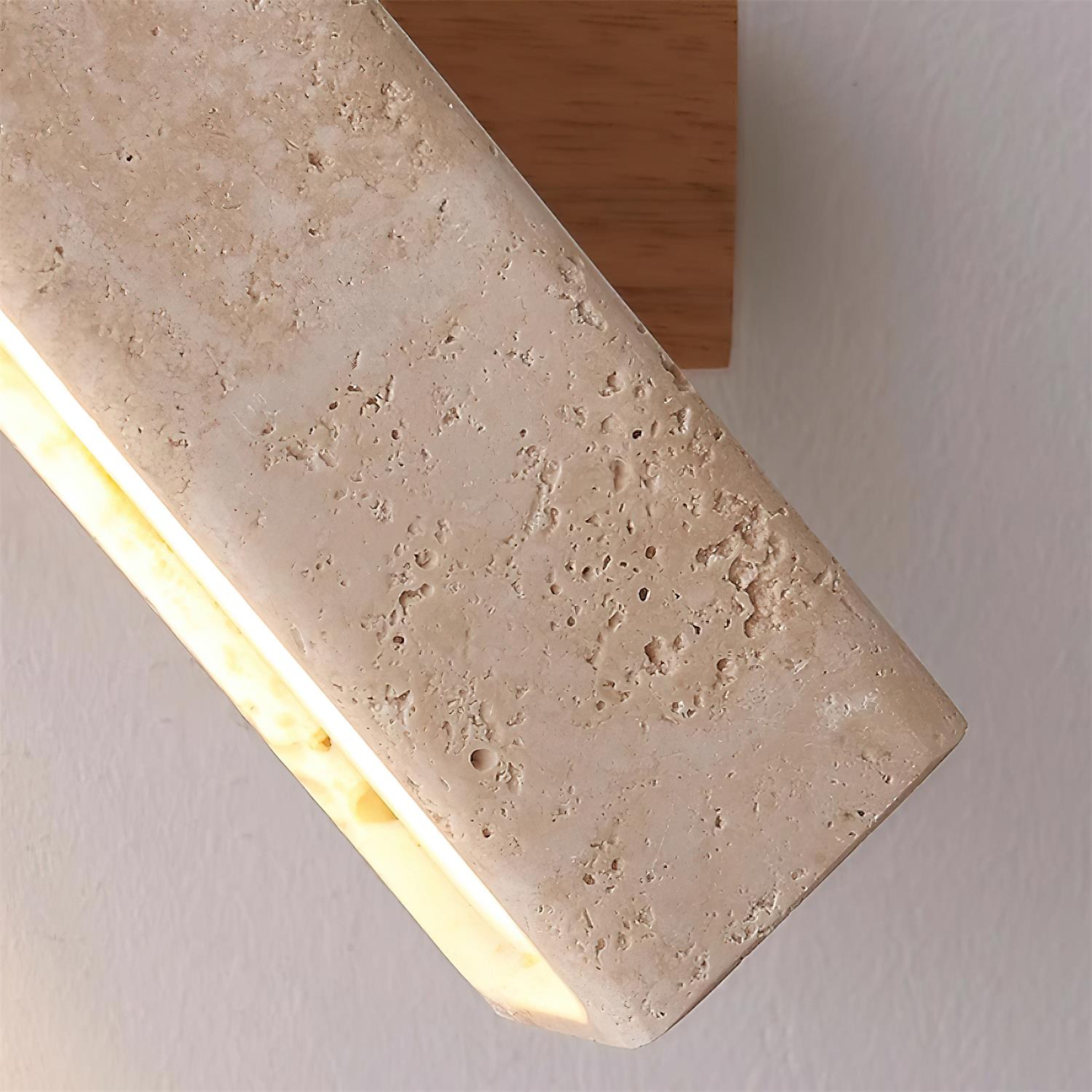 Orbit Travertine Rotating Wall Lamp | ventumra