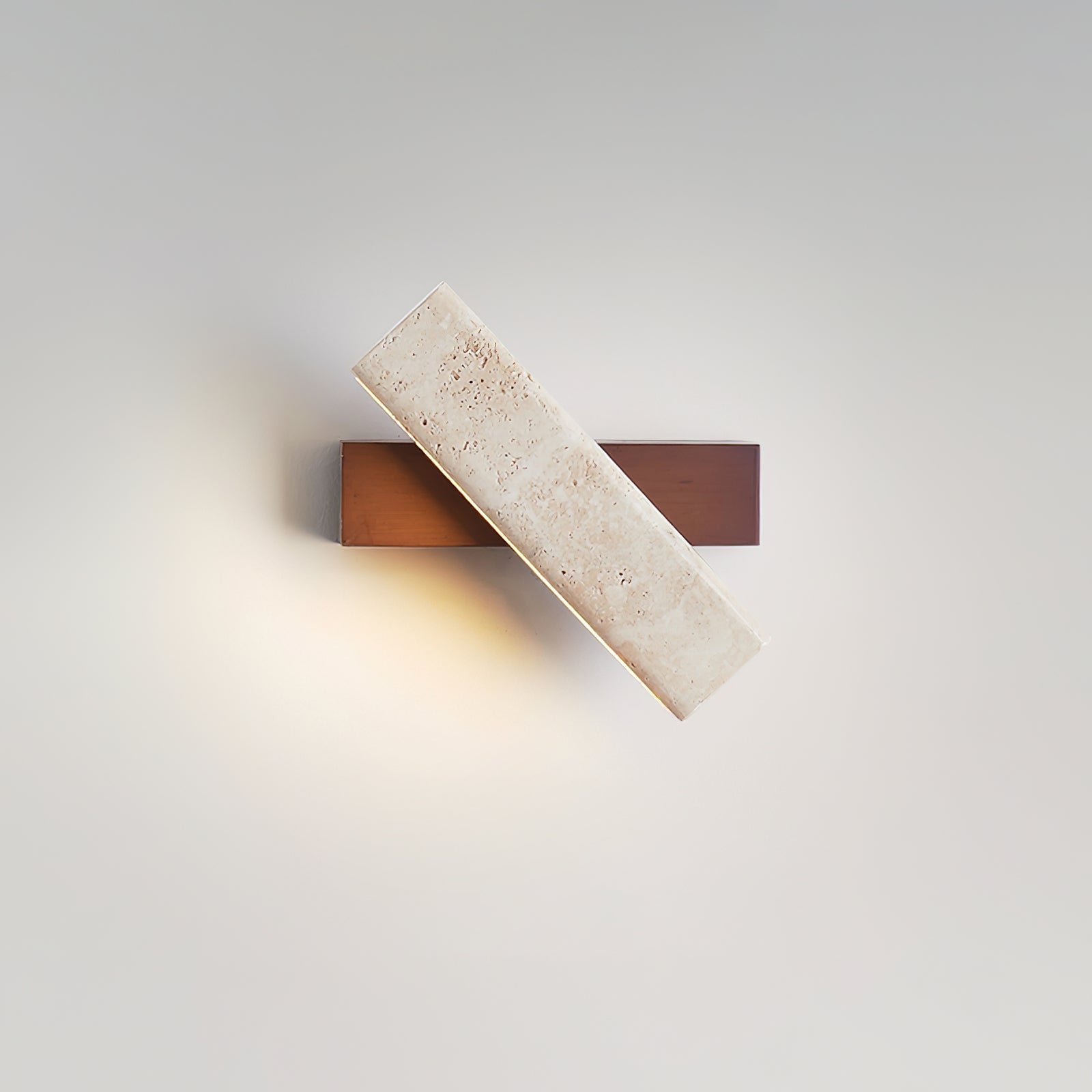 Orbit Travertine Rotating Wall Lamp | ventumra
