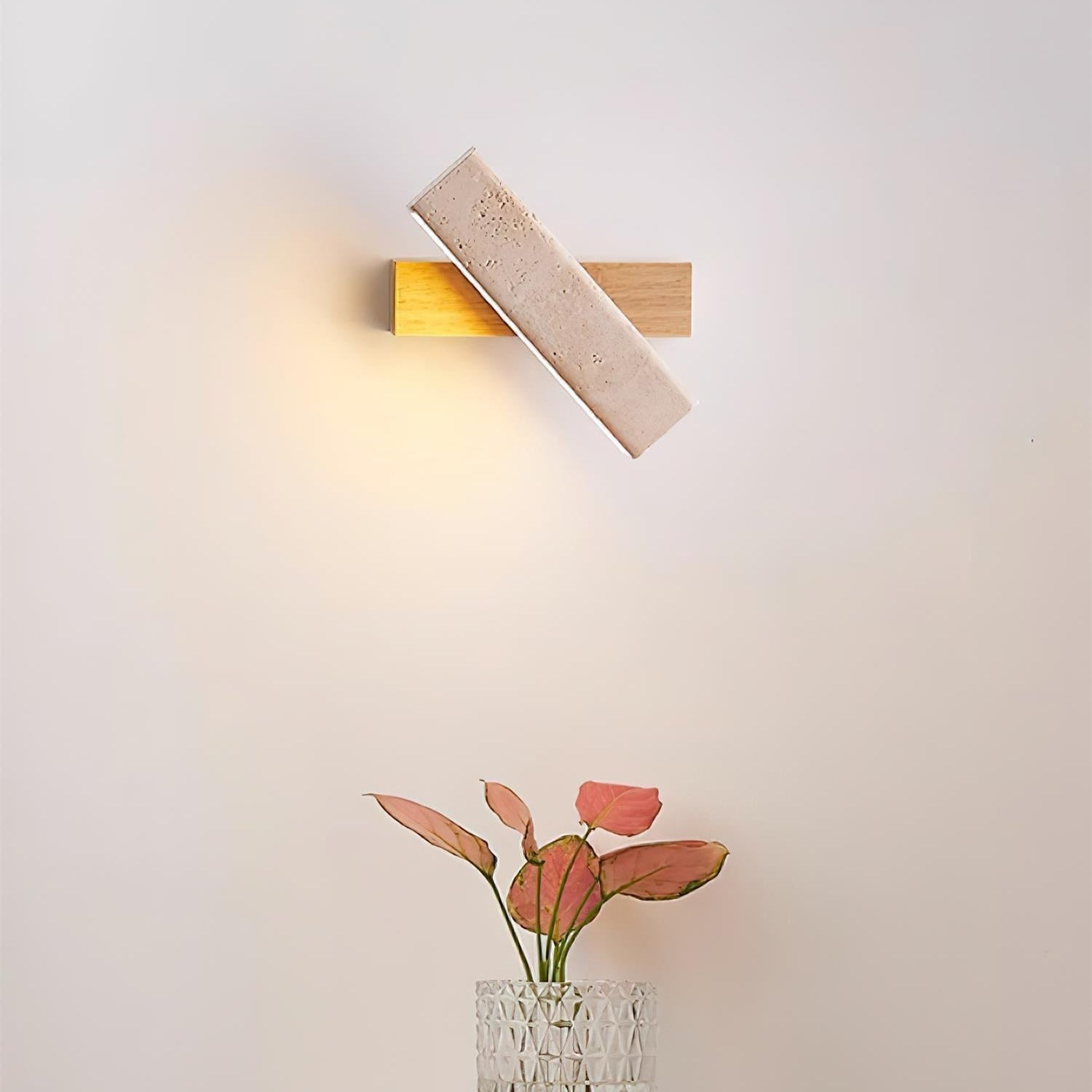 Orbit Travertine Rotating Wall Lamp | ventumra
