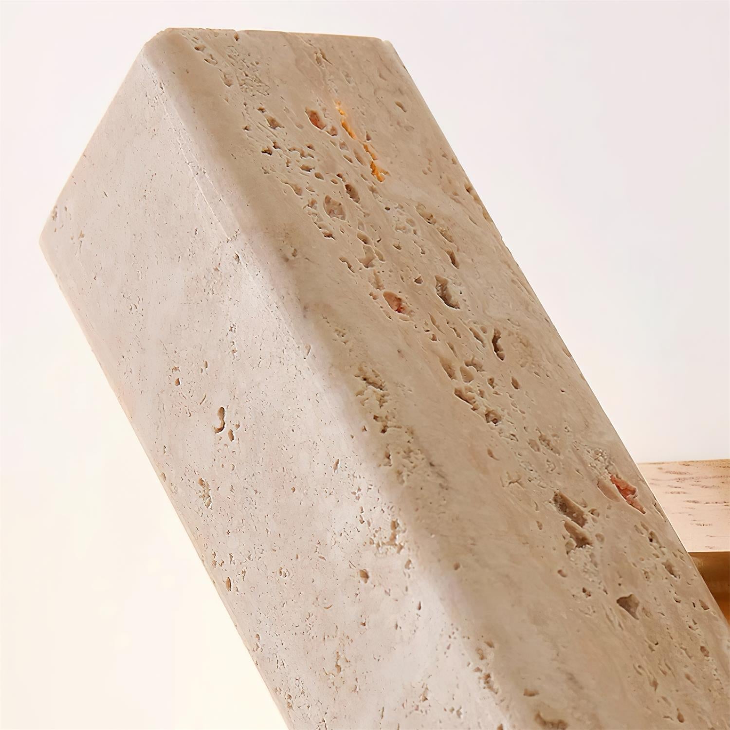 Orbit Travertine Rotating Wall Lamp | ventumra