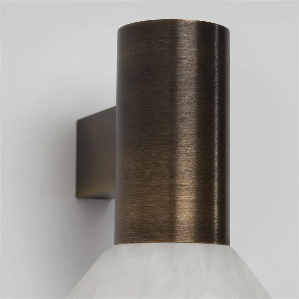 Eurnoria Cone Alabaster Wall Light | ventumra
